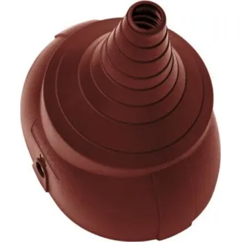 Střešní krytina Nástavec anténní BMI BRAMAC DuroVent – červenohnědá