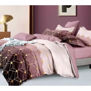 Povlečení NOVINKA 2025 ! LUXUSNÍ BAVLNĚNÉ POVLEČENÍ TALODE na 2 postele 140x200/70x90 - ATHÉNA WINE