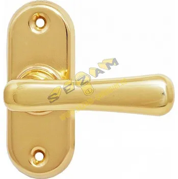 Okenní klika ELEMENT půloliva lesklá mosaz