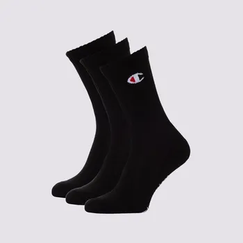 Pánské ponožky Champion Ponožky 3Pk Crew Socks Černá 35-38
