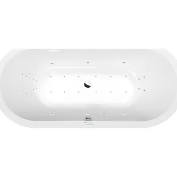 Vana VIVA O hydromasážní vana, 175x80x47cm, Highline Hydro-Air, chrom