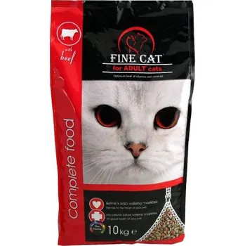 Krmivo pro kočku FINE CAT GRANULE pro kočky s HOVĚZÍM 10kg