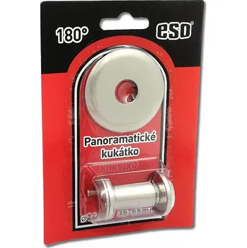 Dveřní kukátko Průhledítko 180° satén nikl 014449