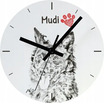 Hodiny Nástěnné hodiny Art-Dog bílé 20 cm