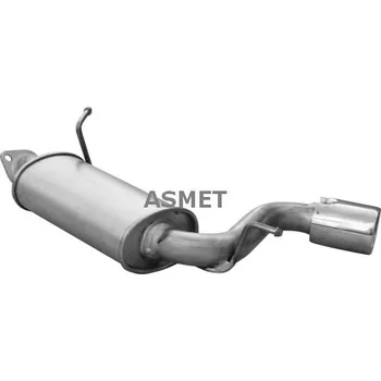 Tlumič výfuku Zadní tlumič výfuku ASMET 31.008