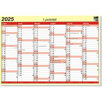 BOBO Kalendář lístkový A5 2025