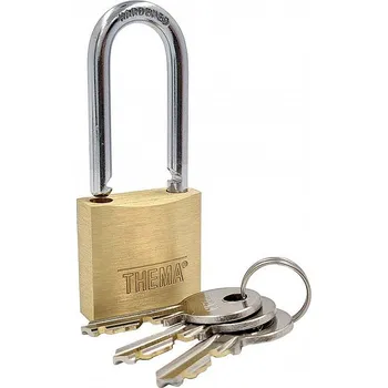 Visací zámek 9230 ALS visací zámek dlouhé oko Mosaz