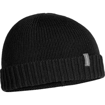 Čepice merino čepice ICEBREAKER U Vela Cuff Beanie BLACK