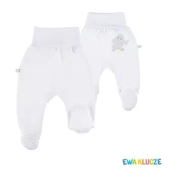 Kojenecký body EWA 852427 NEWBORN Półśpioch biały 62