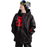 Dětská SNB & SKI bunda Meatfly Bangito černá/červená 146