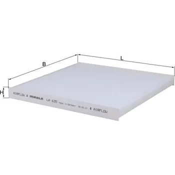 Ventilátor topení a klimatizace Filtr, vzduch v interiéru MAHLE LA 635