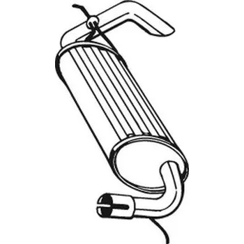 Tlumič výfuku Zadní tlumič výfuku BOSAL 211-395