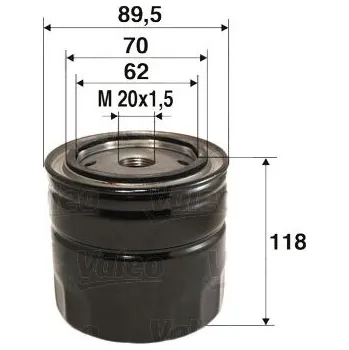 Olejový filtr Olejový filtr VALEO 586035