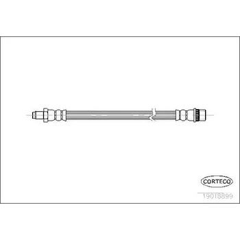 Brzdová hadice Brzdová hadice CORTECO 19018899