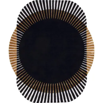 Koberec Fargotex Černo-hnědý vlněný koberec Opal 200 x 240 cm