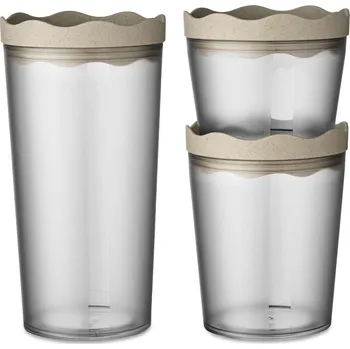 Příbor Koziol Sada dóz PRINCE SET OSLO, 3 kusy, KOZIOL, béžové