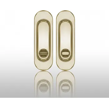 Dveřní kování Úchytka 3665 WC SET OLV mosaz leštěná
