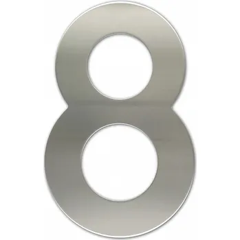 Číslice NEREZ samolepící 200mm číslo 8 032338