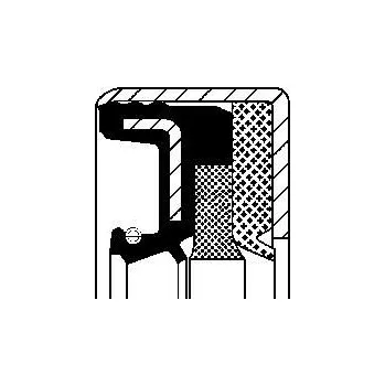 Těsnění motoru Těsnicí kroužek CORTECO 12011858