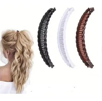 Sada 3 banánových spon do vlasů (Vlasové doplňky )