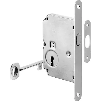 zadlabací zámek Zámek zadlabací posuv BB + klíč brouš.chrom