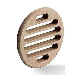 Stavební výplň Větrací mřížka kulatá 90mm dub