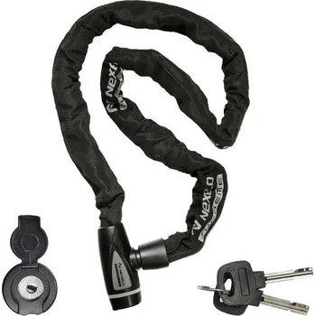 Příslušenství pro cyklistiku Nexelo Supreme řetěz Klíč černý 1200mm zámek