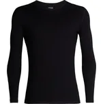 tričko merino pánské ICEBREAKER MEN 260 TECH LS CREWE - BLACK - L