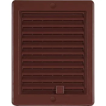 Větrací mřížka Větrací mřížka 150x200 mm uzavíratelná hnědá