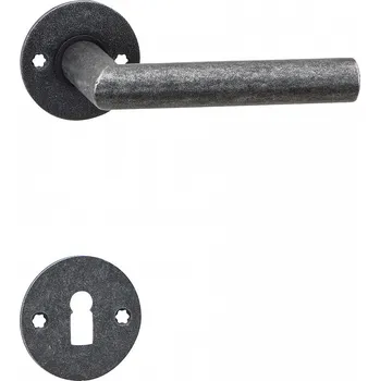 Dveřní kování INNSBRUCK-R klíč kované černé