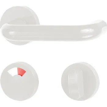 Dveřní kování HOLAR WC s ukazatelem bílá H 02 WC