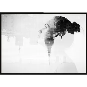 Obraz OBRAZ PLAKÁT V RÁMU 53x73 cm Dívka P1627