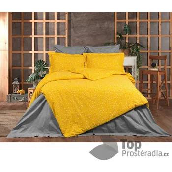 Povlečení Krepové povlečení DeLuxe 140x200+70x90 Royal orange