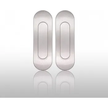 Dveřní kování Úchytka 3665 pružinka bez otvoru pár ONS nikl matný