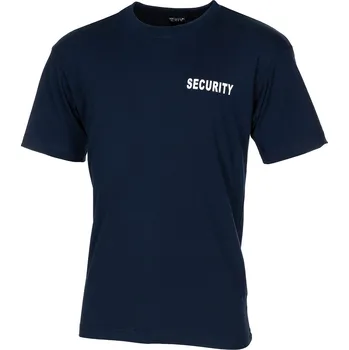 Pánské tričko MFH Tričko SECURITY, modré Velikost: 6XL