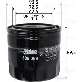 Olejový filtr Olejový filtr VALEO 586069