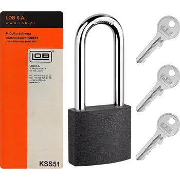 Visací zámek Visací zámek s klíčem LOB