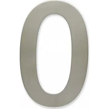 Domovní číslo Číslice NEREZ samolepící 100mm číslo 0 032340