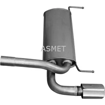 Výfukový systém Zadní tlumič výfuku ASMET 05.253