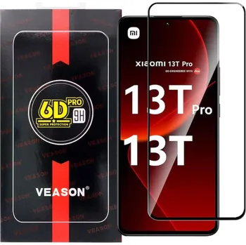 VEASON 6D PRO Full Glue tvrzené sklo Xiaomi 13T / Xiaomi 13T PRO