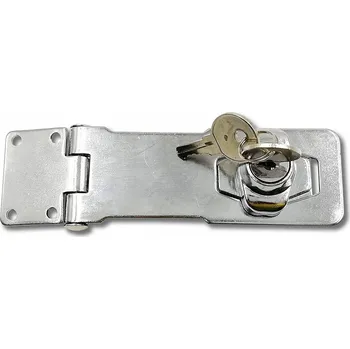 Nábytkové kování Petlice uzamykatelná 114 mm CHROM