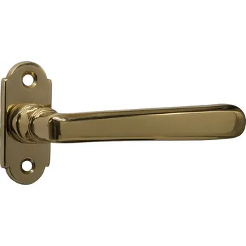 Okenní klika Půloliva ALT WIEN velká 105mm OLV leštěná mosaz