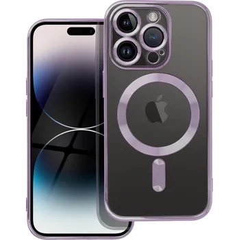 Pouzdro na mobilní telefon OEM Pouzdro Electro Mag Cover APPLE IPHONE 14 PRO fialové