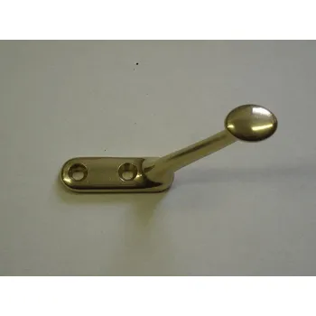 Okenní klika Okenní nárazník s kuličkou surová mosaz