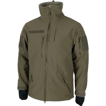Pánská softshellová bunda MFH Professional Softshellová bunda HIGH DEFENCE zelená Velikost: XXL
