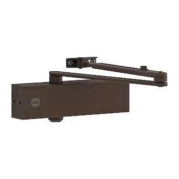 Zavírač dveří YALE DC5500 EN 2/34/5 s ramínkem protipožární hnědý