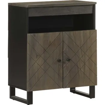 Příborník do zásuvky vidaXL Příborník 60 x 33 x 75 cm černá masivní mangovníkové dřevo [4017709]