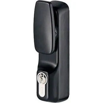 Vložka do dveří ISEO IDEA BASE štít s madlem pevným stříbrný