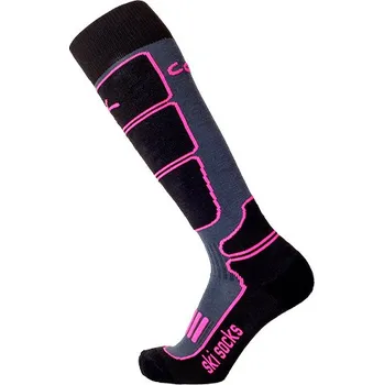Dámské ponožky COLLM SKI SOCKS růžové L: 42-44