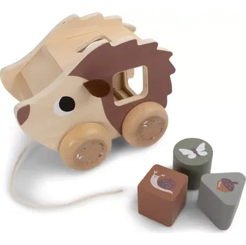 Hračka pro nejmenší FILIBABBA tahací hračka Ježek Henning The Hedgehod